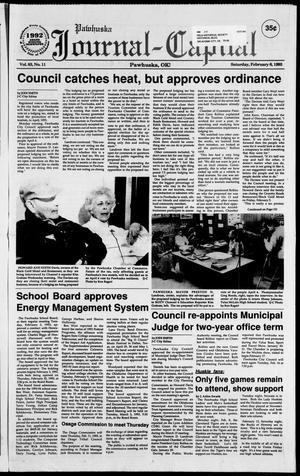 Pawhuska Journal-Capital (Pawhuska, Okla.), Vol. 83, No. 11, Ed. 1 Saturday, February 6, 1993