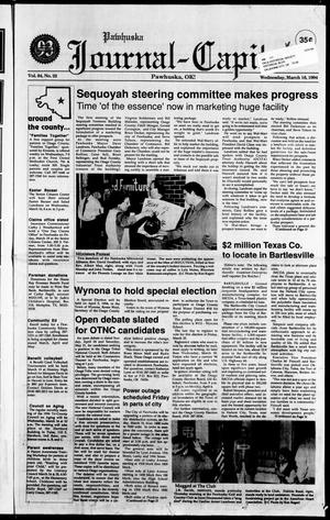 Pawhuska Journal-Capital (Pawhuska, Okla.), Vol. 84, No. 22, Ed. 1 Wednesday, March 16, 1994