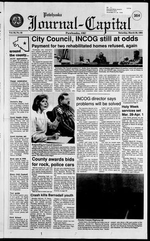 Pawhuska Journal-Capital (Pawhuska, Okla.), Vol. 84, No. 25, Ed. 1 Saturday, March 26, 1994