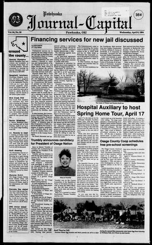 Pawhuska Journal-Capital (Pawhuska, Okla.), Vol. 84, No. 28, Ed. 1 Wednesday, April 6, 1994
