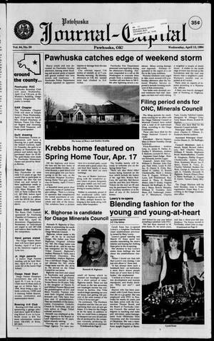 Pawhuska Journal-Capital (Pawhuska, Okla.), Vol. 84, No. 30, Ed. 1 Wednesday, April 13, 1994