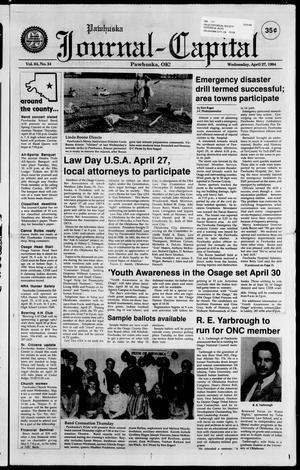Pawhuska Journal-Capital (Pawhuska, Okla.), Vol. 84, No. 34, Ed. 1 Wednesday, April 27, 1994