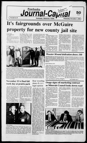 Pawhuska Journal-Capital (Pawhuska, Okla.), Vol. 85, No. 87, Ed. 1 Wednesday, November 1, 1995