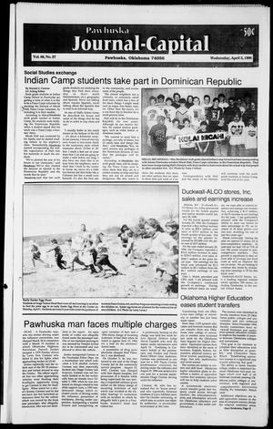 Pawhuska Journal-Capital (Pawhuska, Okla.), Vol. 86, No. 27, Ed. 1 Wednesday, April 3, 1996