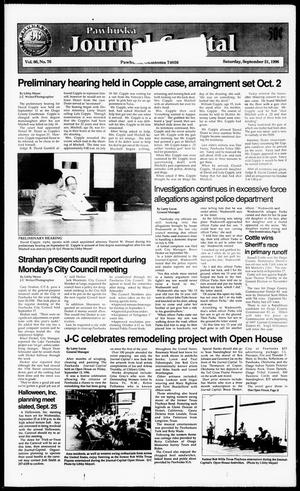 Pawhuska Journal-Capital (Pawhuska, Okla.), Vol. 86, No. 76, Ed. 1 Saturday, September 21, 1996