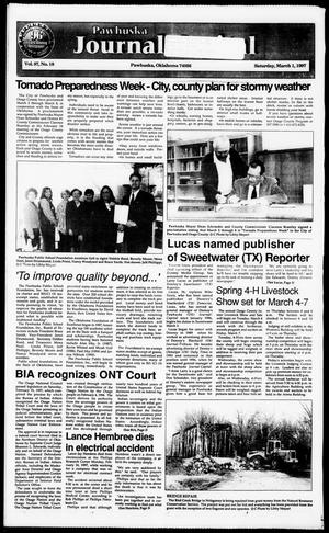 Pawhuska Journal-Capital (Pawhuska, Okla.), Vol. 87, No. 18, Ed. 1 Saturday, March 1, 1997
