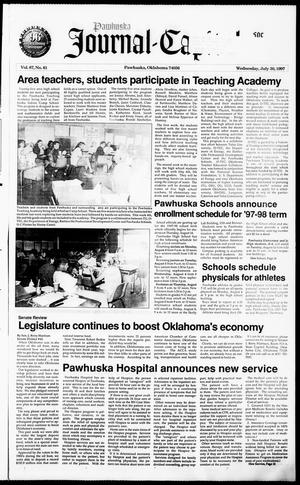 Pawhuska Journal-Capital (Pawhuska, Okla.), Vol. 87, No. 61, Ed. 1 Wednesday, July 30, 1997