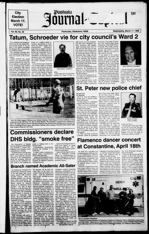 Pawhuska Journal-Capital (Pawhuska, Okla.), Vol. 88, No. 20, Ed. 1 Wednesday, March 11, 1998