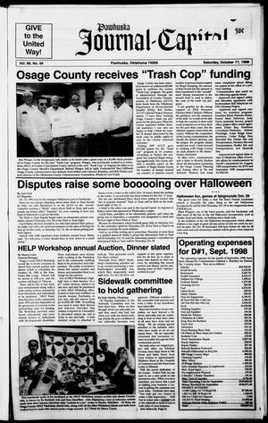 Pawhuska Journal-Capital (Pawhuska, Okla.), Vol. 88, No. 84, Ed. 1 Saturday, October 17, 1998