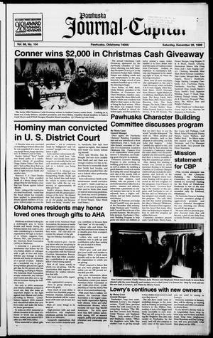 Pawhuska Journal-Capital (Pawhuska, Okla.), Vol. 88, No. 104, Ed. 1 Saturday, December 26, 1998