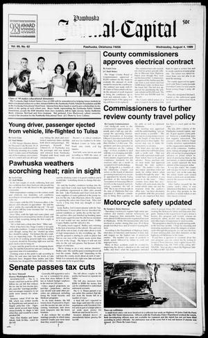 Pawhuska Journal-Capital (Pawhuska, Okla.), Vol. 89, No. 62, Ed. 1 Wednesday, August 4, 1999
