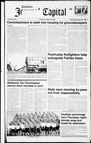 Pawhuska Journal-Capital (Pawhuska, Okla.), Vol. 89, No. 68, Ed. 1 Wednesday, August 25, 1999