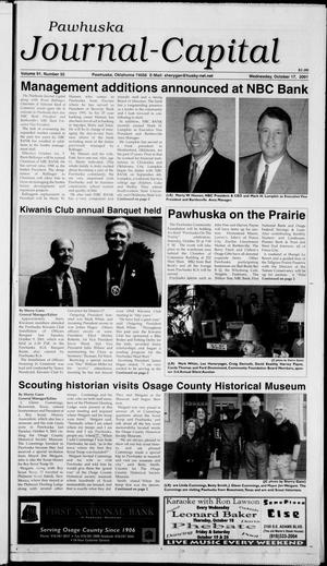Pawhuska Journal-Capital (Pawhuska, Okla.), Vol. 91, No. 55, Ed. 1 Wednesday, October 17, 2001