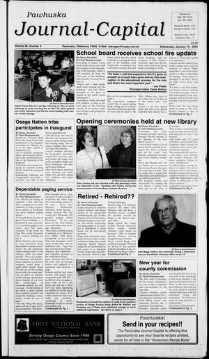 Pawhuska Journal-Capital (Pawhuska, Okla.), Vol. 95, No. 3, Ed. 1 Wednesday, January 15, 2003
