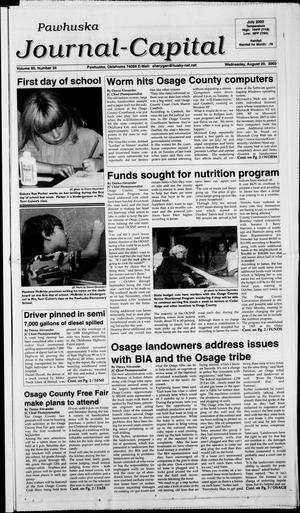 Pawhuska Journal-Capital (Pawhuska, Okla.), Vol. 95, No. 34, Ed. 1 Wednesday, August 20, 2003