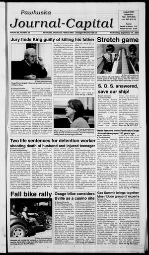 Pawhuska Journal-Capital (Pawhuska, Okla.), Vol. 95, No. 38, Ed. 1 Wednesday, September 17, 2003