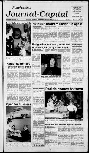 Pawhuska Journal-Capital (Pawhuska, Okla.), Vol. 95, No. 52, Ed. 1 Wednesday, December 17, 2003