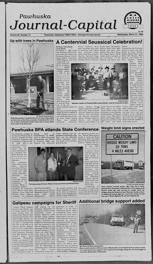 Pawhuska Journal-Capital (Pawhuska, Okla.), Vol. 96, No. 13, Ed. 1 Wednesday, March 31, 2004