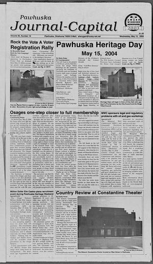 Pawhuska Journal-Capital (Pawhuska, Okla.), Vol. 96, No. 19, Ed. 1 Wednesday, May 12, 2004