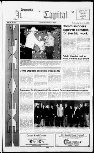 Pawhuska Journal-Capital (Pawhuska, Okla.), Vol. 90, No. 24, Ed. 1 Wednesday, March 22, 2000