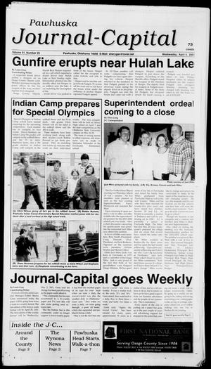 Pawhuska Journal-Capital (Pawhuska, Okla.), Vol. 91, No. 26, Ed. 1 Wednesday, April 4, 2001
