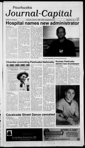Pawhuska Journal-Capital (Pawhuska, Okla.), Vol. 91, No. 42, Ed. 1 Wednesday, July 11, 2001