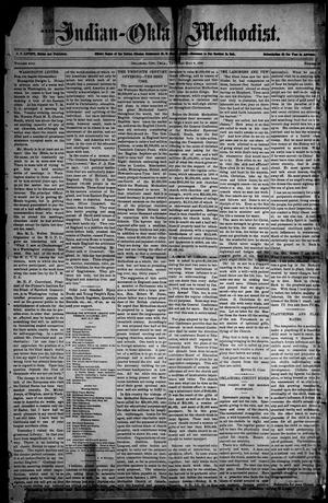 Indian-Okla Methodist. (Oklahoma City, Okla. Terr.), Vol. 18, No. 13, Ed. 1 Thursday, May 4, 1899