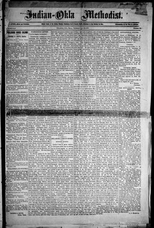 Indian-Okla Methodist. (Oklahoma City, Okla. Terr.), Vol. 18, No. 24, Ed. 1 Thursday, July 20, 1899