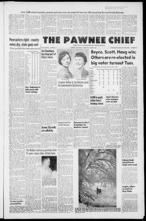 Primary view of object titled 'The Pawnee Chief (Pawnee, Okla.), Vol. 18, No. 30, Ed. 1 Thursday, April 9, 1959'.