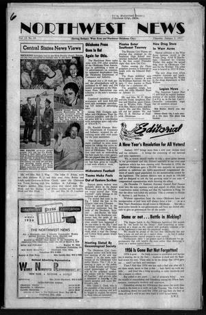 Primary view of object titled 'Northwest News (Oklahoma City, Okla.), Vol. 15, No. 19, Ed. 1 Thursday, January 3, 1957'.