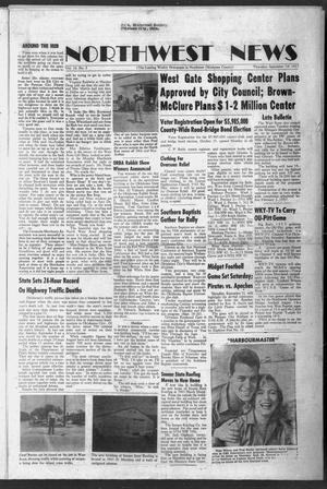 Primary view of object titled 'Northwest News (Oklahoma City, Okla.), Vol. 16, No. 3, Ed. 1 Thursday, September 19, 1957'.
