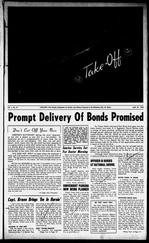 Take-Off (Oklahoma City, Okla.), Vol. 1, No. 31, Ed. 1 Saturday, April 24, 1943