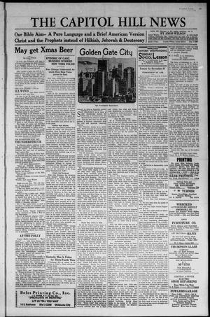 The Capitol Hill News (Oklahoma City, Okla.), Vol. 9, No. 37, Ed. 1 Friday, November 25, 1932