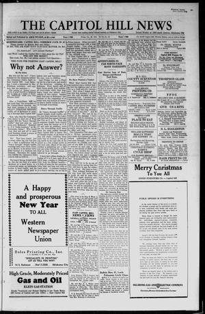 The Capitol Hill News (Oklahoma City, Okla.), Vol. 10, No. 52, Ed. 1 Friday, December 29, 1933