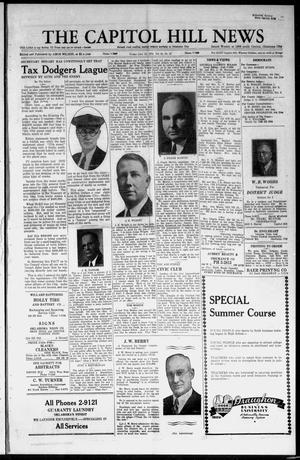 Primary view of object titled 'The Capitol Hill News (Oklahoma City, Okla.), Vol. 29, No. 24, Ed. 1 Friday, June 15, 1934'.