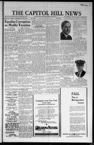 The Capitol Hill News (Oklahoma City, Okla.), Vol. 29, No. 38, Ed. 1 Friday, September 21, 1934