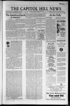 The Capitol Hill News (Oklahoma City, Okla.), Vol. 28, No. 47, Ed. 1 Friday, November 23, 1934