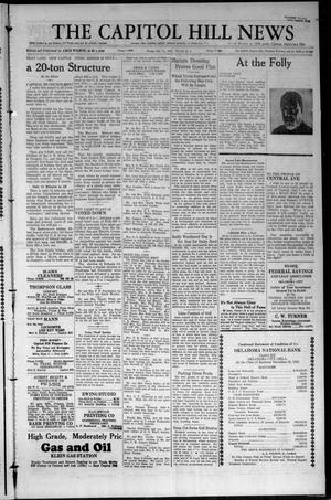 Primary view of object titled 'The Capitol Hill News (Oklahoma City, Okla.), Vol. 30, No. 2, Ed. 1 Friday, January 11, 1935'.