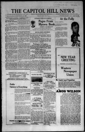 The Capitol Hill News (Oklahoma City, Okla.), Vol. 31, No. 1, Ed. 1 Friday, January 3, 1936
