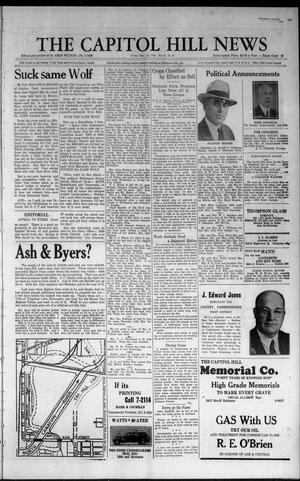 Primary view of object titled 'The Capitol Hill News (Oklahoma City, Okla.), Vol. 31, No. 20, Ed. 1 Friday, May 15, 1936'.