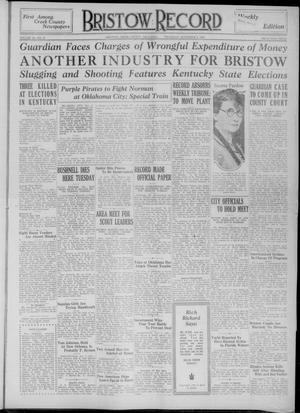 Bristow Record (Bristow, Okla.), Vol. 24, No. 47, Ed. 1 Thursday, November 5, 1925