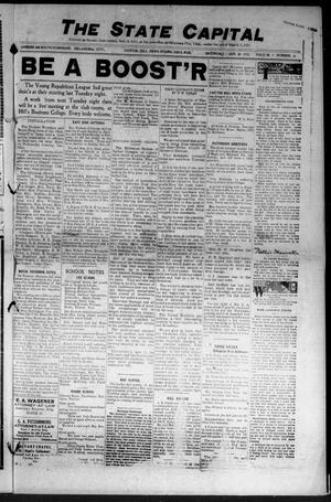 The State Capital (Oklahoma City, Okla.), Vol. 7, No. 18, Ed. 1 Saturday, January 20, 1912