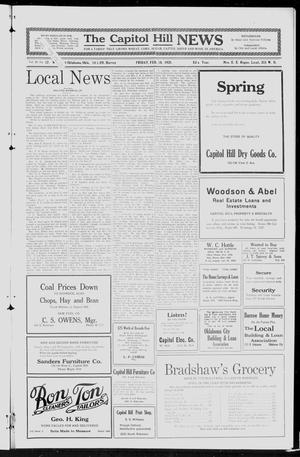 The Capitol Hill News (Oklahoma City, Okla.), Vol. 20, No. 17, Ed. 1 Friday, February 18, 1921