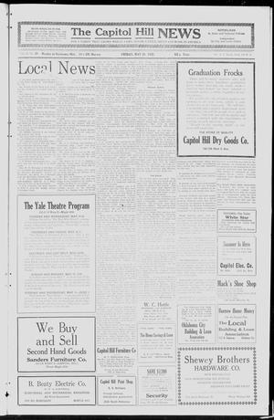 Primary view of object titled 'The Capitol Hill News (Oklahoma City, Okla.), Vol. 20, No. 29, Ed. 1 Friday, May 20, 1921'.