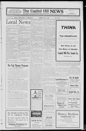 The Capitol Hill News (Oklahoma City, Okla.), Vol. 20, No. 49, Ed. 1 Friday, July 8, 1921