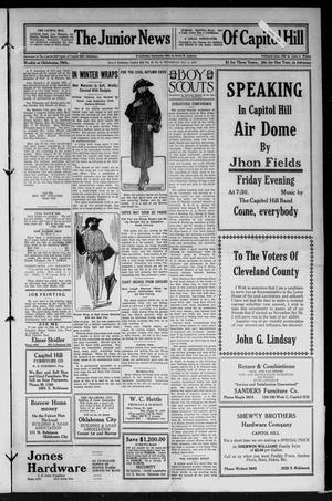 The Junior News Of Capitol Hill (Oklahoma City, Okla.), Vol. 21, No. 9, Ed. 1 Thursday, November 2, 1922
