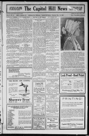 The Capitol Hill News (Oklahoma City, Okla.), Vol. 22, No. 12, Ed. 1 Thursday, November 15, 1923
