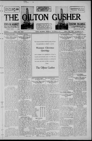 The Oilton Gusher (Oilton, Okla.), Vol. 6, No. 29, Ed. 1 Thursday, December 22, 1921