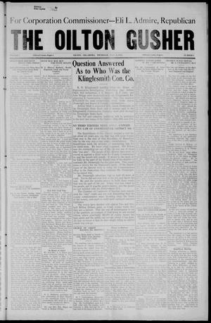 The Oilton Gusher (Oilton, Okla.), Vol. 7, No. 6, Ed. 1 Thursday, July 13, 1922