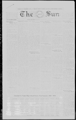 The Yukon Oklahoma Sun (Yukon, Okla.), Vol. 38, No. 45, Ed. 1 Thursday, August 25, 1932